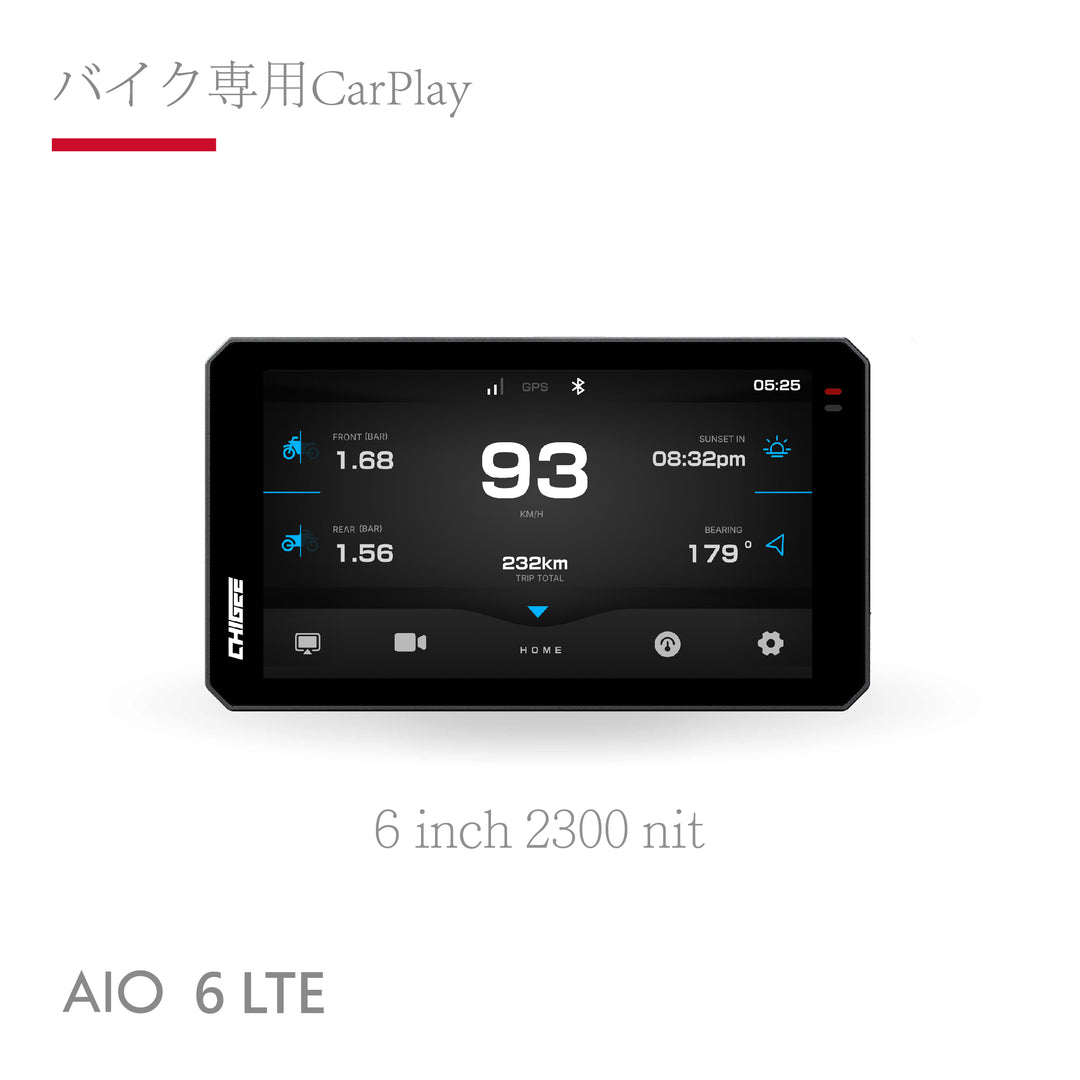 AIO-6 LTE 智慧型行車記錄器(含前後鏡頭+固定支架) 附64G記憶卡