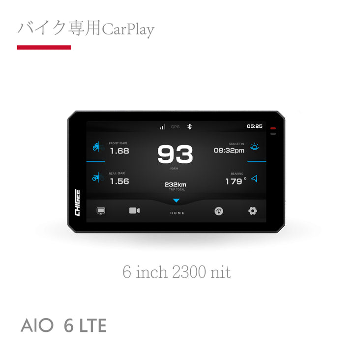AIO-6 LTE 智慧型行車記錄器(含前後鏡頭+固定支架) 附64G記憶卡