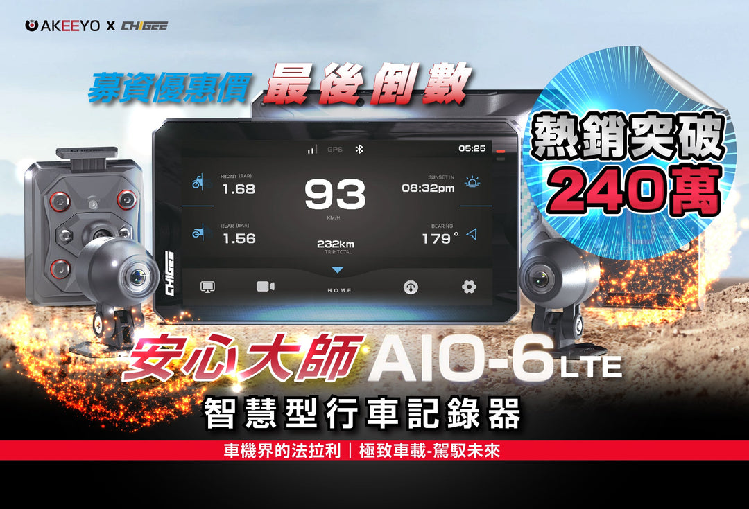 AIO-6 LTE募資熱銷突破240萬！！